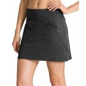 3/$10 Athleta Trailside Black Skort Zipper Size XL